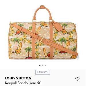 Louis Vuitton Pharrell Williams Exclusive Design Keepall Bandouliere 50